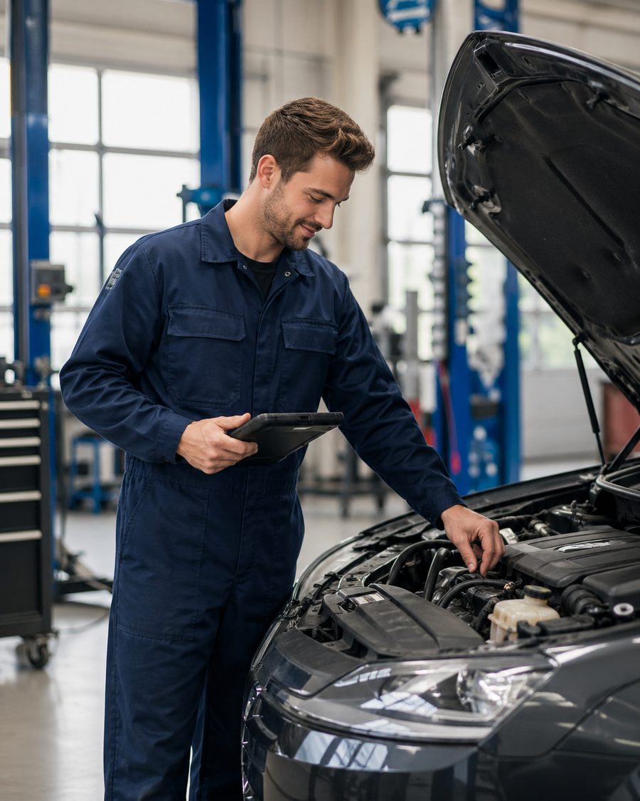 Driveline Auto Care mechanics in the workshop